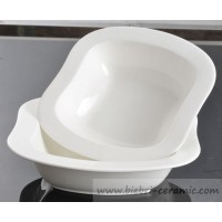 18, 19, 20 oz Big Fruit Ceramic Porcelain Salad Dessert Soup Bowls For Hotel Restaurant With All Size Wholesale