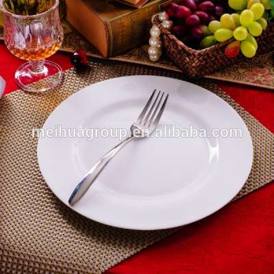 white porcelain wholesale dinner plates