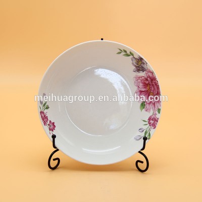 hot sale dinnerware,6 inch Pakistani style white porcelain fruit plate