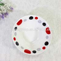 white porcelain ceramic serving bowl